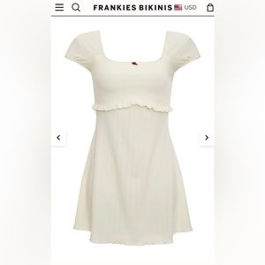 Frankies Bikinis x SYDNEY SWEENEY Rue Ruffle Mini Dress